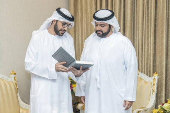 محمد الشرقي يستقبل مدير جامعة محمد بن زايد للعلوم الإنسانية ويطلع على خططها ومبادراتها