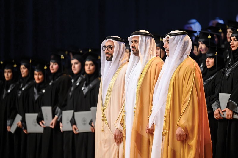 Theyab bin Mohamed bin Zayed attends Mohamed Bin Zayed University for Humanities graduation ceremony