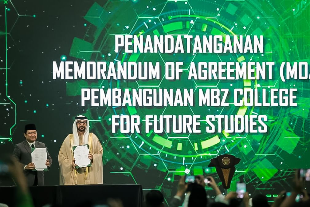 Mohamed Bin Zayed College of Future Studies lays foundation stone in Indonesia